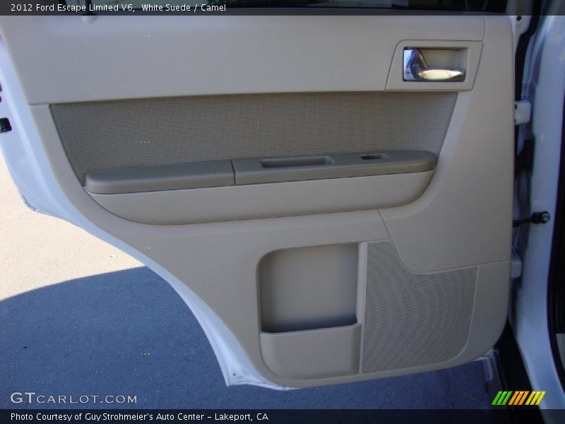 White Suede / Camel 2012 Ford Escape Limited V6
