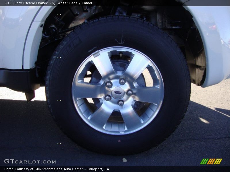 White Suede / Camel 2012 Ford Escape Limited V6