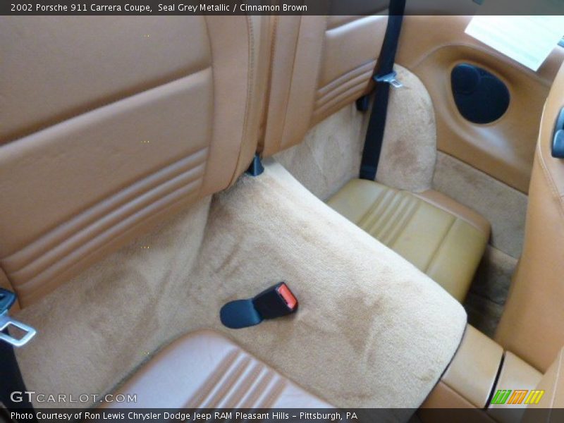 Seal Grey Metallic / Cinnamon Brown 2002 Porsche 911 Carrera Coupe
