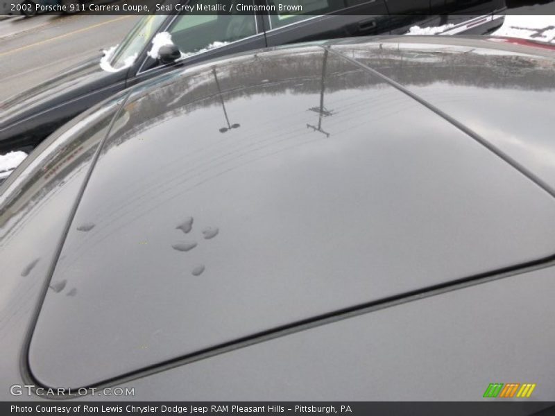 Seal Grey Metallic / Cinnamon Brown 2002 Porsche 911 Carrera Coupe