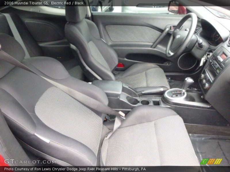 Electric Red / Black 2006 Hyundai Tiburon GS