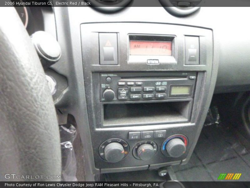 Electric Red / Black 2006 Hyundai Tiburon GS