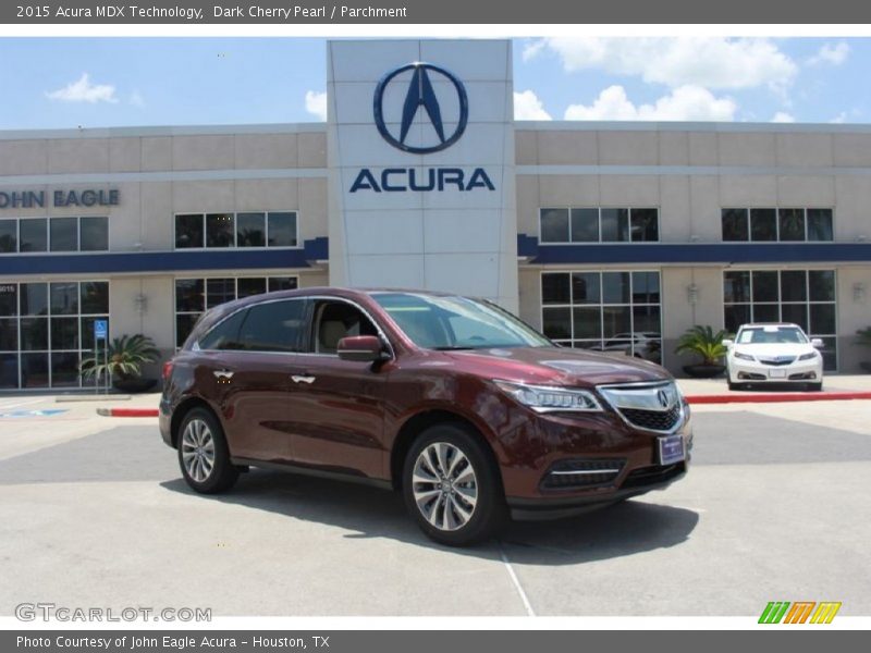 Dark Cherry Pearl / Parchment 2015 Acura MDX Technology