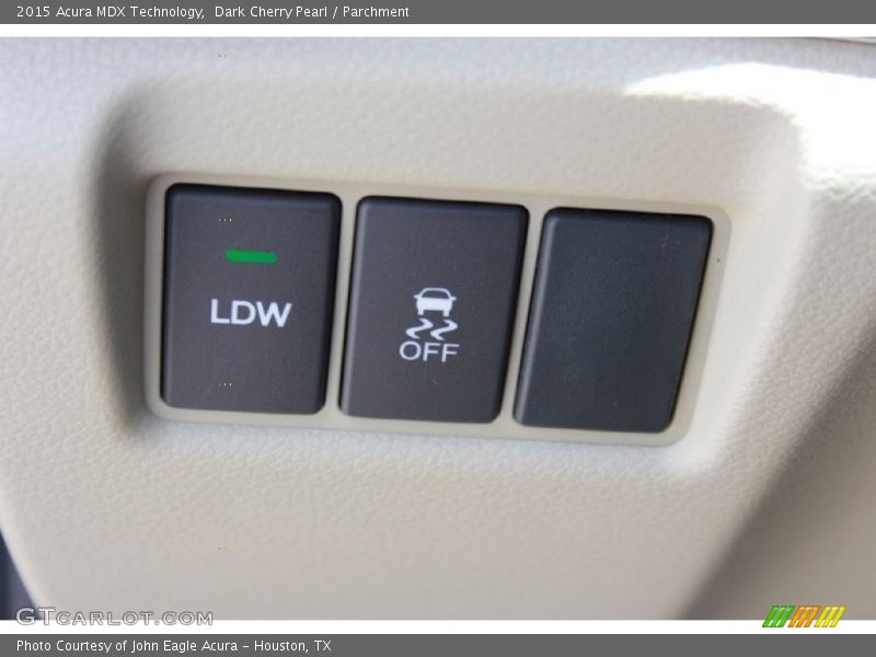 Dark Cherry Pearl / Parchment 2015 Acura MDX Technology