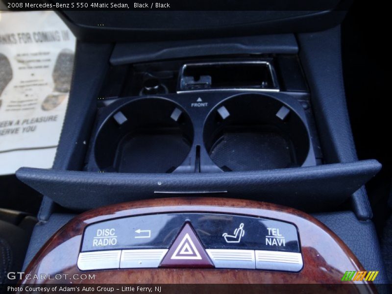 Black / Black 2008 Mercedes-Benz S 550 4Matic Sedan