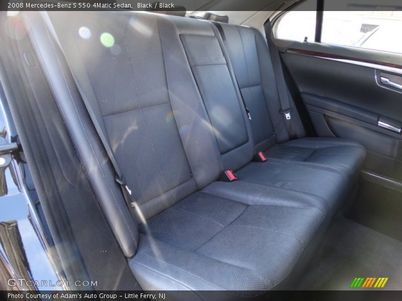 Black / Black 2008 Mercedes-Benz S 550 4Matic Sedan