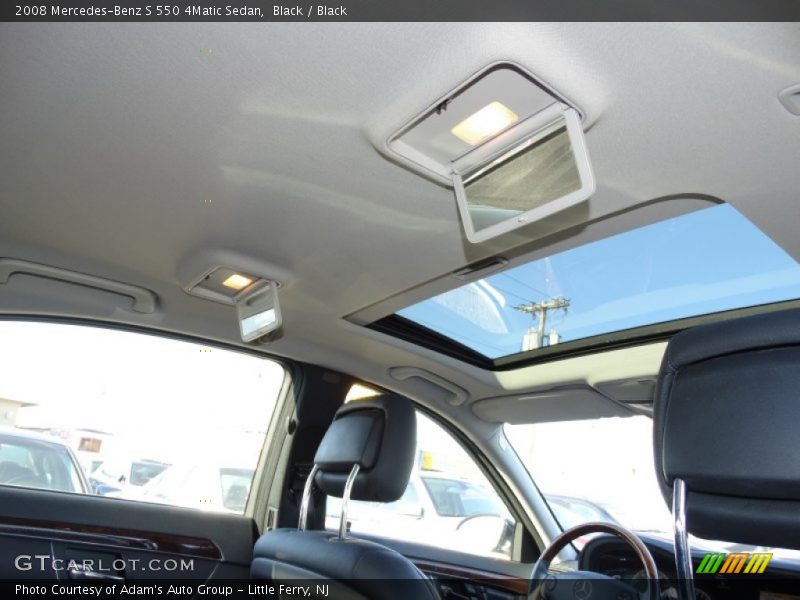 Black / Black 2008 Mercedes-Benz S 550 4Matic Sedan