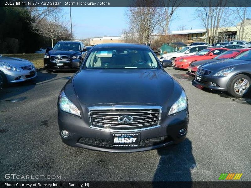 Storm Front Gray / Stone 2012 Infiniti M 37x AWD Sedan