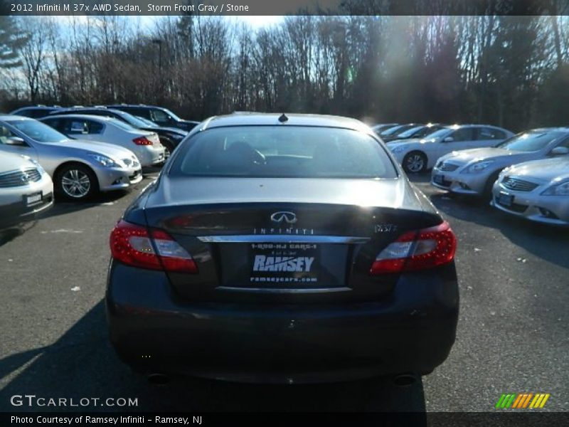 Storm Front Gray / Stone 2012 Infiniti M 37x AWD Sedan