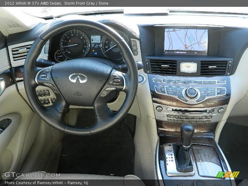 Storm Front Gray / Stone 2012 Infiniti M 37x AWD Sedan