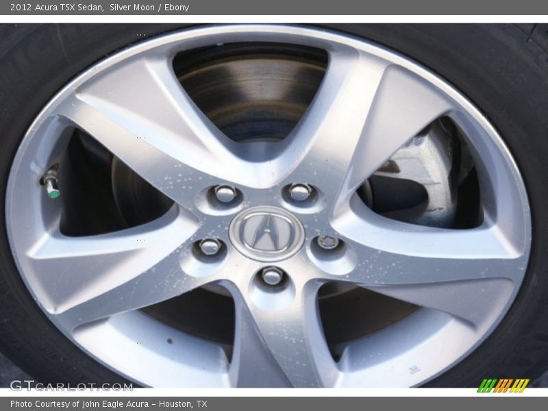 Silver Moon / Ebony 2012 Acura TSX Sedan