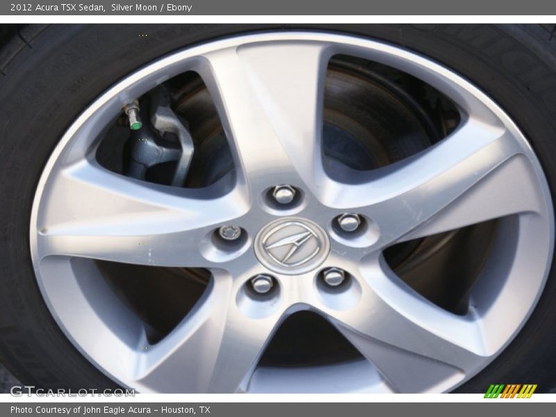 Silver Moon / Ebony 2012 Acura TSX Sedan