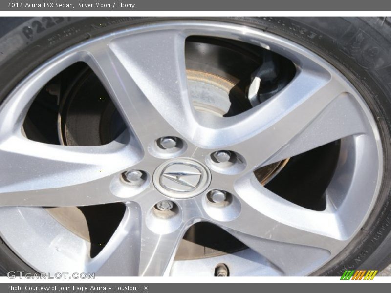 Silver Moon / Ebony 2012 Acura TSX Sedan