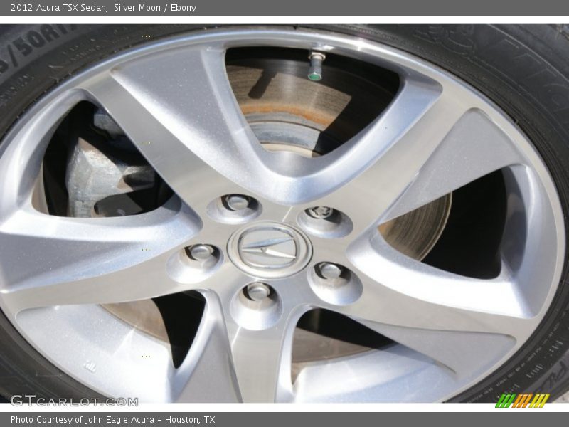 Silver Moon / Ebony 2012 Acura TSX Sedan