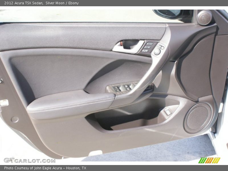 Silver Moon / Ebony 2012 Acura TSX Sedan