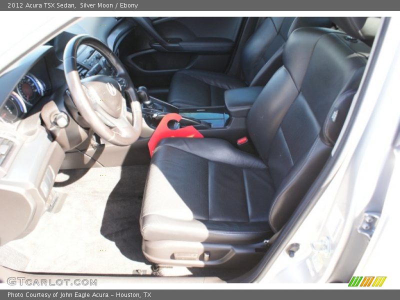 Silver Moon / Ebony 2012 Acura TSX Sedan