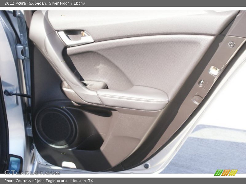 Silver Moon / Ebony 2012 Acura TSX Sedan