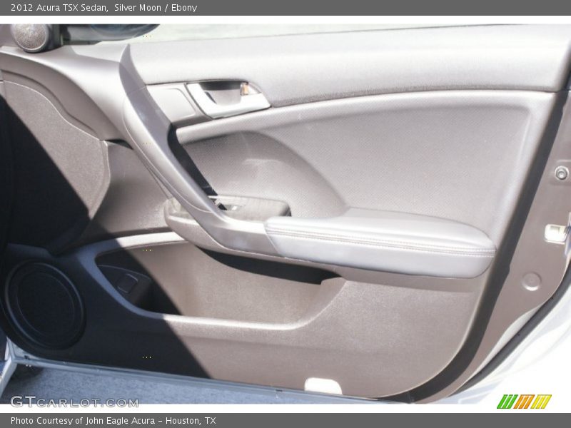 Silver Moon / Ebony 2012 Acura TSX Sedan