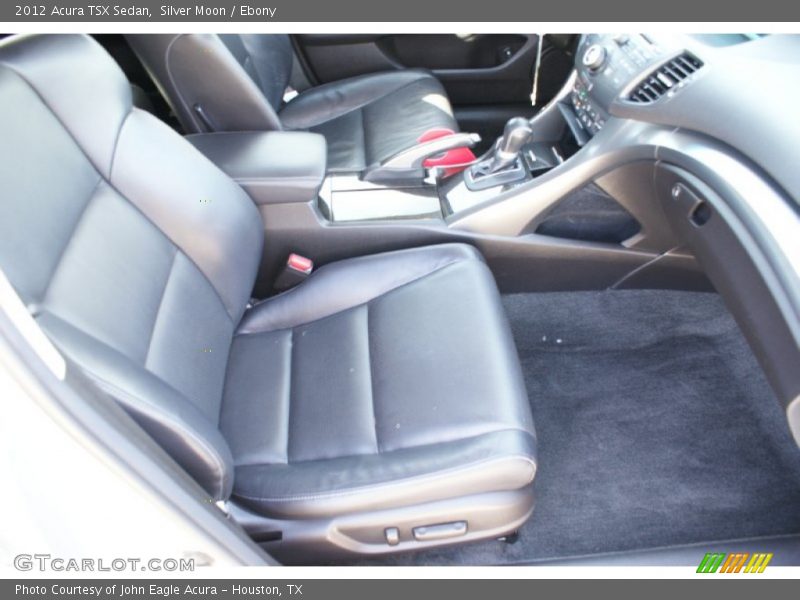 Silver Moon / Ebony 2012 Acura TSX Sedan