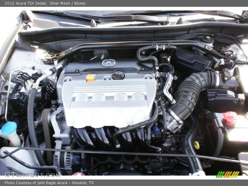 Silver Moon / Ebony 2012 Acura TSX Sedan