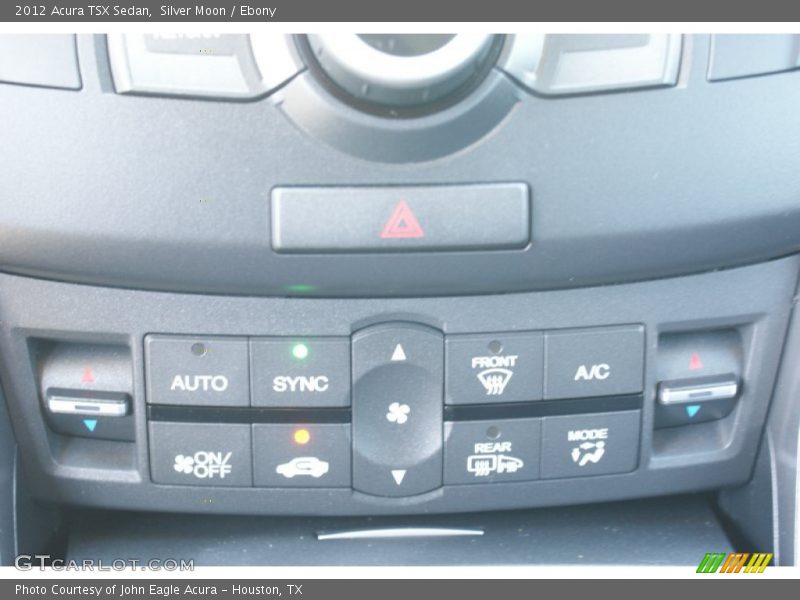 Silver Moon / Ebony 2012 Acura TSX Sedan