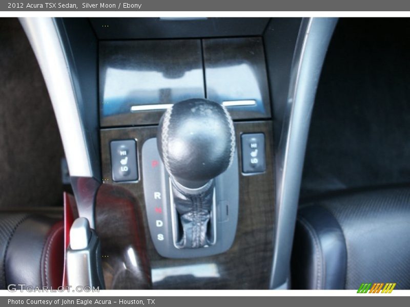 Silver Moon / Ebony 2012 Acura TSX Sedan