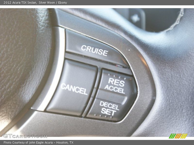 Silver Moon / Ebony 2012 Acura TSX Sedan