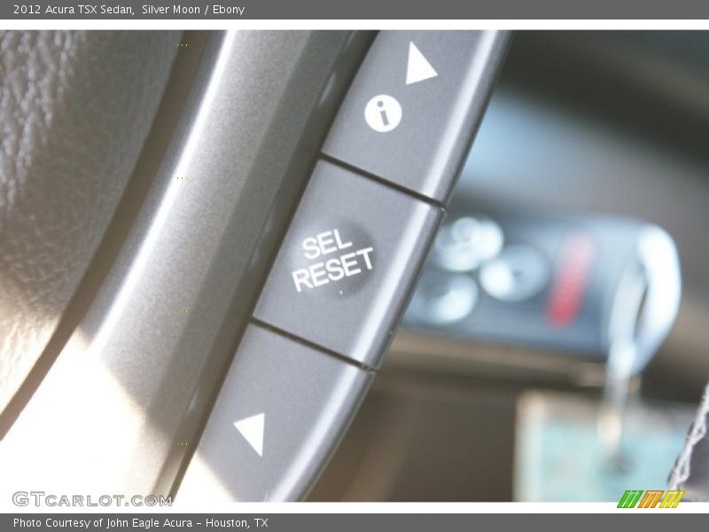 Silver Moon / Ebony 2012 Acura TSX Sedan
