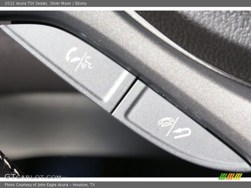 Silver Moon / Ebony 2012 Acura TSX Sedan