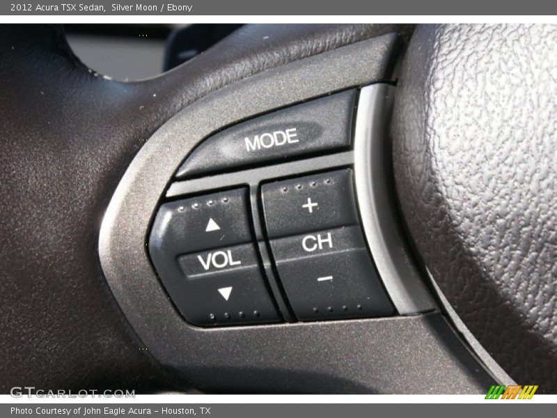 Silver Moon / Ebony 2012 Acura TSX Sedan
