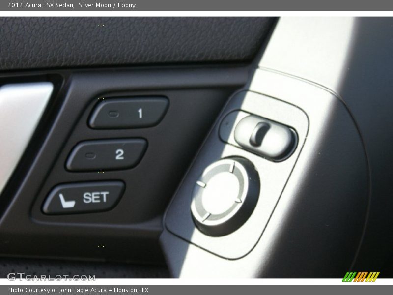 Silver Moon / Ebony 2012 Acura TSX Sedan