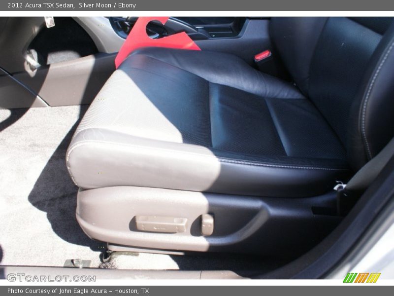 Silver Moon / Ebony 2012 Acura TSX Sedan