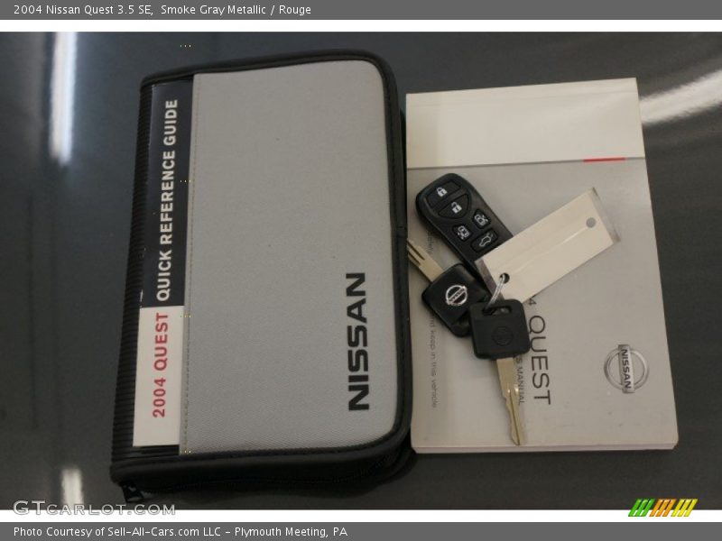 Smoke Gray Metallic / Rouge 2004 Nissan Quest 3.5 SE