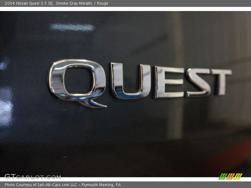 Smoke Gray Metallic / Rouge 2004 Nissan Quest 3.5 SE