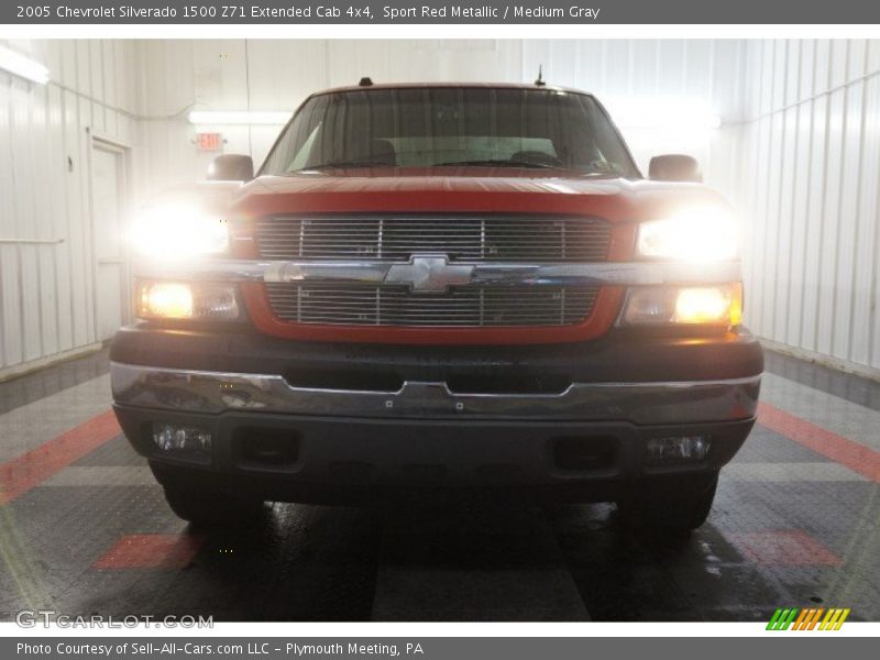 Sport Red Metallic / Medium Gray 2005 Chevrolet Silverado 1500 Z71 Extended Cab 4x4