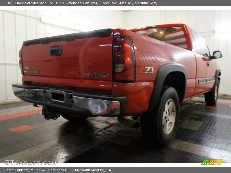Sport Red Metallic / Medium Gray 2005 Chevrolet Silverado 1500 Z71 Extended Cab 4x4