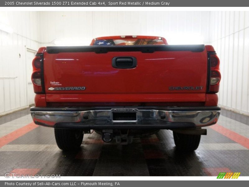 Sport Red Metallic / Medium Gray 2005 Chevrolet Silverado 1500 Z71 Extended Cab 4x4