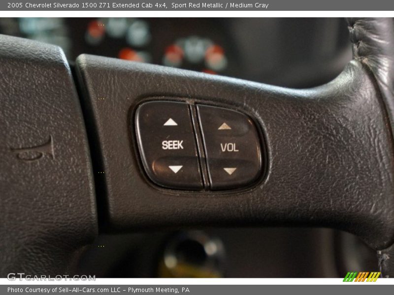 Sport Red Metallic / Medium Gray 2005 Chevrolet Silverado 1500 Z71 Extended Cab 4x4