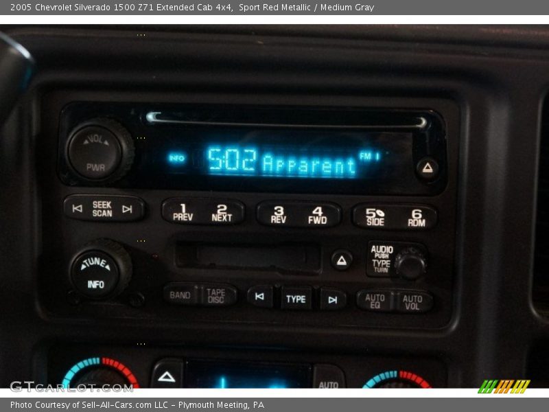 Sport Red Metallic / Medium Gray 2005 Chevrolet Silverado 1500 Z71 Extended Cab 4x4