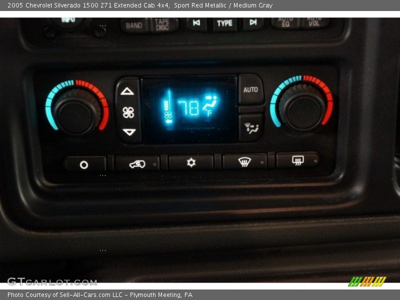Sport Red Metallic / Medium Gray 2005 Chevrolet Silverado 1500 Z71 Extended Cab 4x4