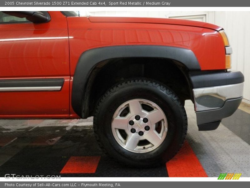 Sport Red Metallic / Medium Gray 2005 Chevrolet Silverado 1500 Z71 Extended Cab 4x4