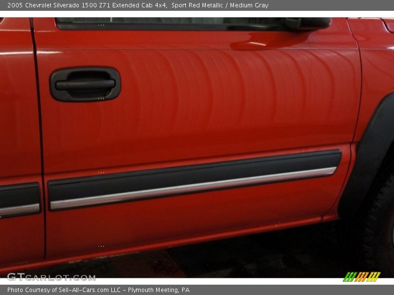 Sport Red Metallic / Medium Gray 2005 Chevrolet Silverado 1500 Z71 Extended Cab 4x4