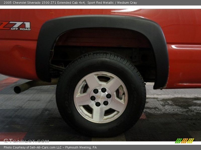 Sport Red Metallic / Medium Gray 2005 Chevrolet Silverado 1500 Z71 Extended Cab 4x4