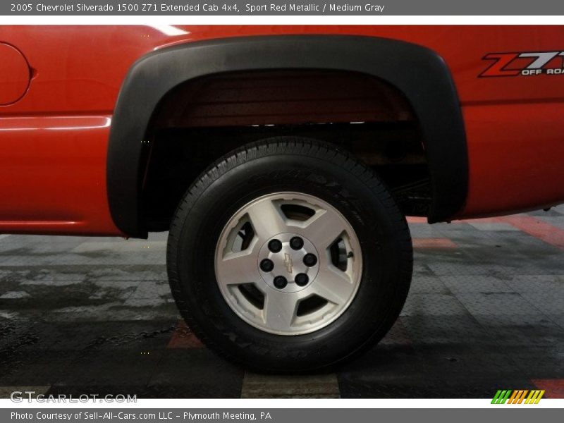 Sport Red Metallic / Medium Gray 2005 Chevrolet Silverado 1500 Z71 Extended Cab 4x4