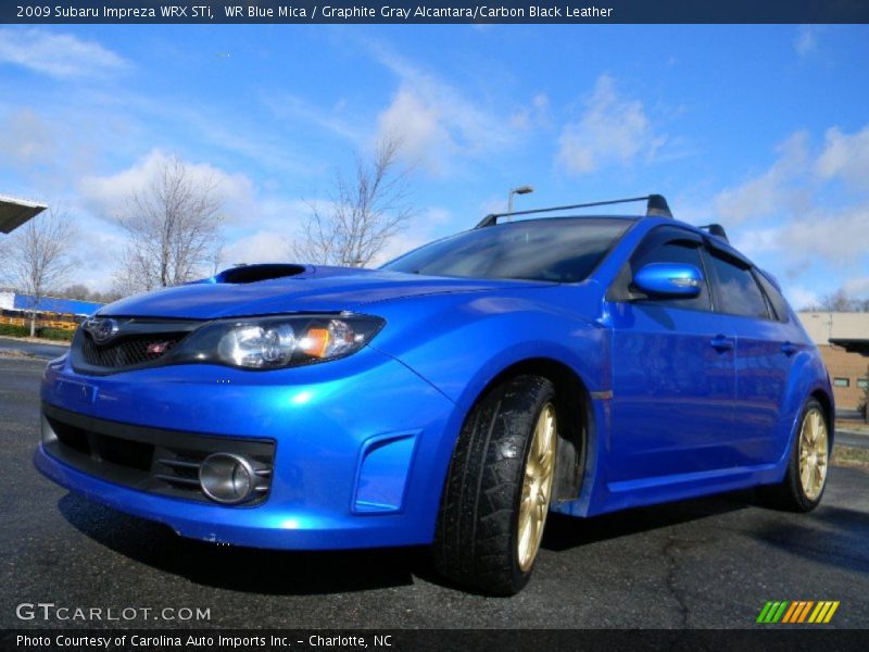 Front 3/4 View of 2009 Impreza WRX STi
