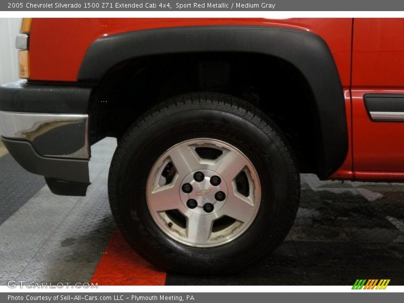 Sport Red Metallic / Medium Gray 2005 Chevrolet Silverado 1500 Z71 Extended Cab 4x4
