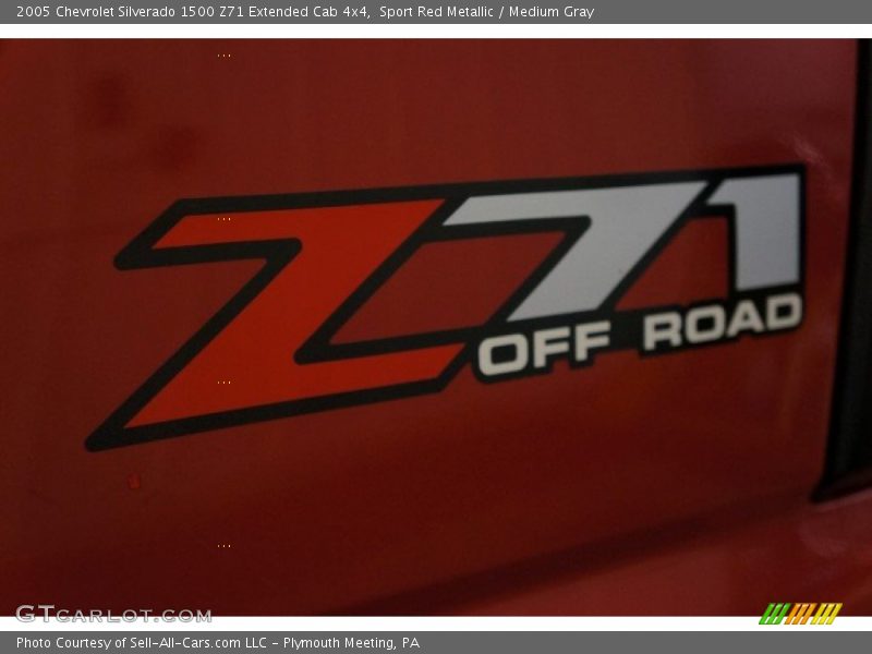 Sport Red Metallic / Medium Gray 2005 Chevrolet Silverado 1500 Z71 Extended Cab 4x4