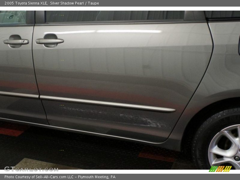 Silver Shadow Pearl / Taupe 2005 Toyota Sienna XLE