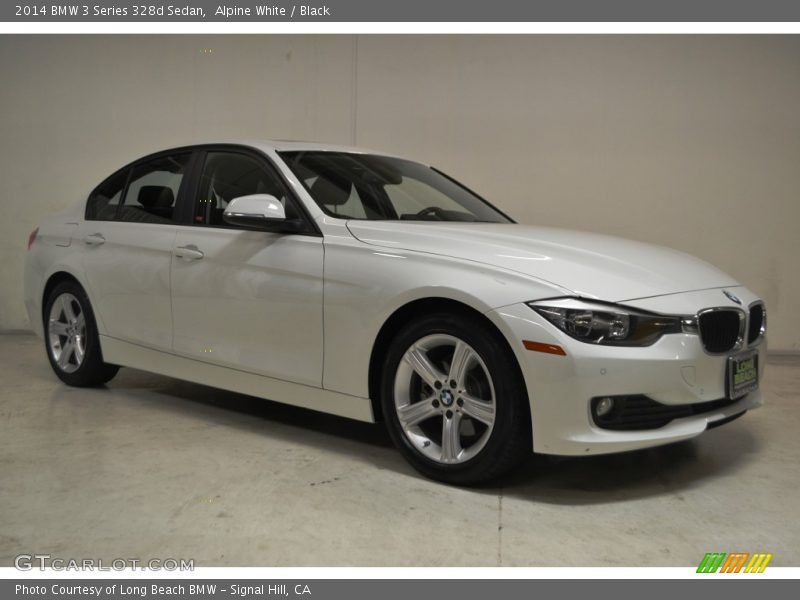 Alpine White / Black 2014 BMW 3 Series 328d Sedan