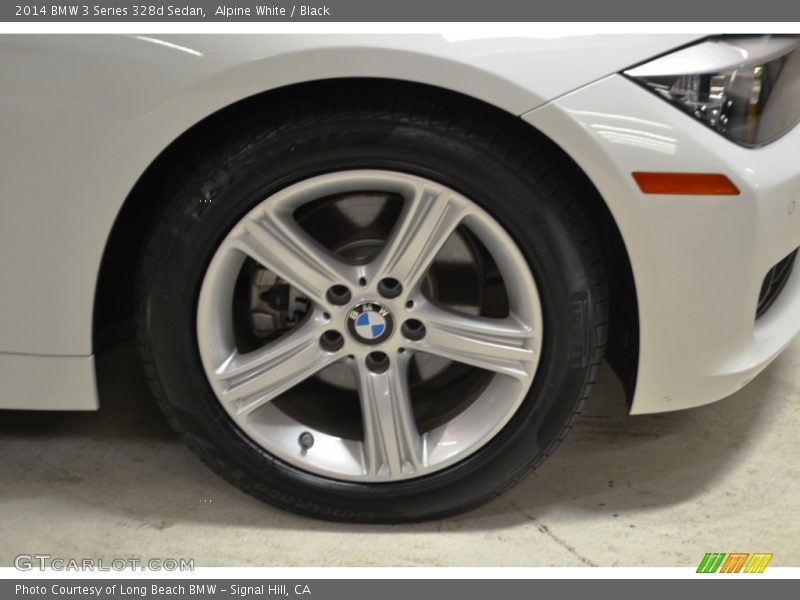 Alpine White / Black 2014 BMW 3 Series 328d Sedan